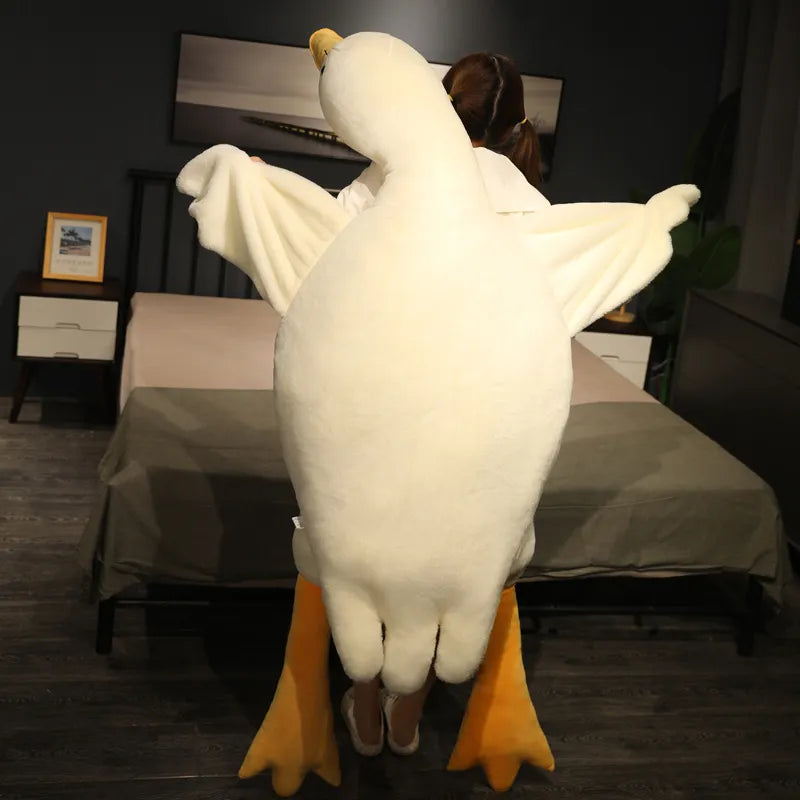 50-190cm Huge Cute Goose Plush Toys